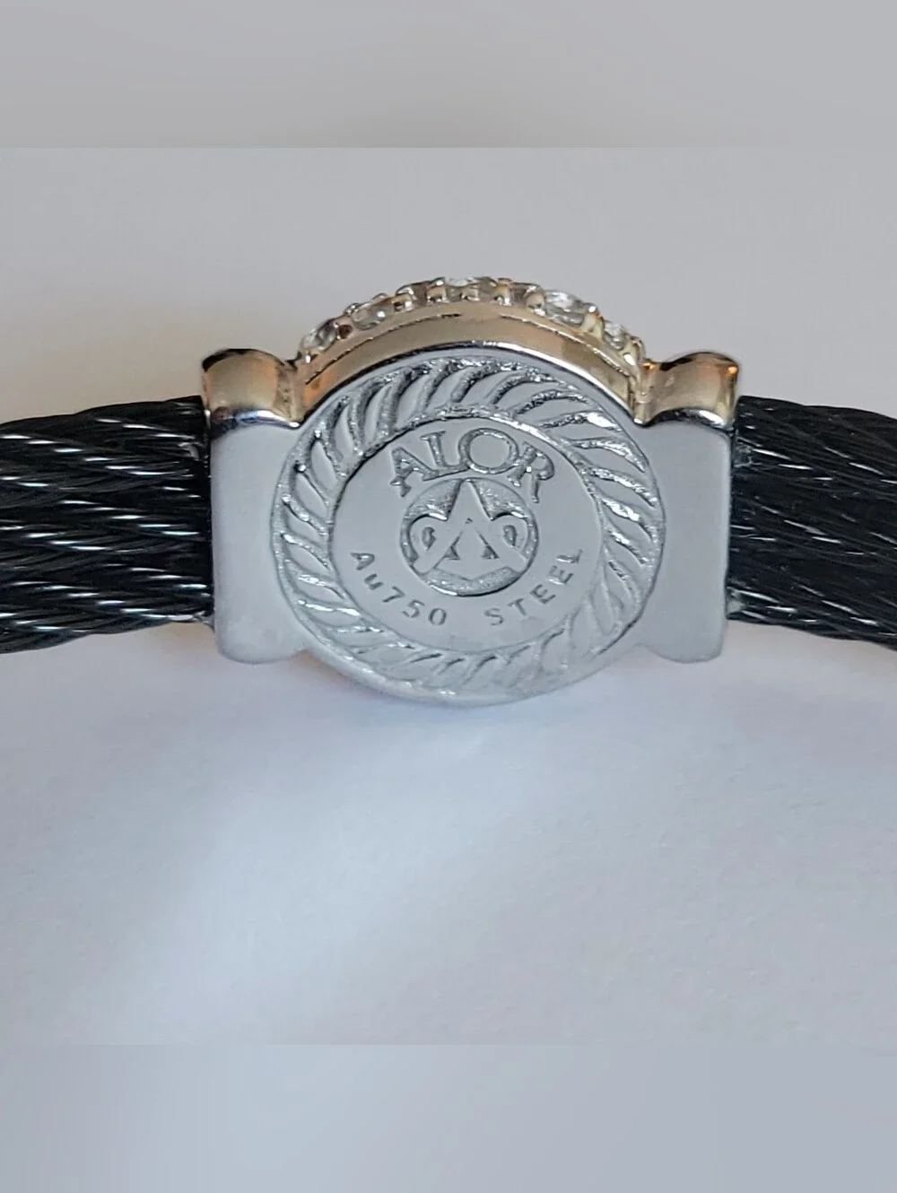Gorgeous ALOR /Charriol Bracelet- 18k (750) Gold & SS - Picture 5 of 15